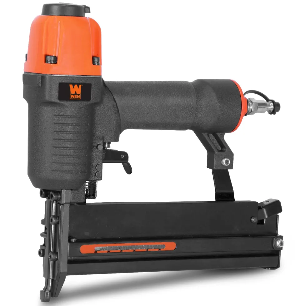 WEN 61718 18-Gauge 2-Inch 2-in-1 Pneumatic Brad Nailer and Stapler with Carrying Case and Safety Glasses
