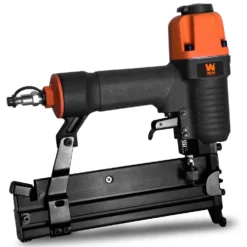 WEN 61718 18-Gauge 2-Inch 2-in-1 Pneumatic Brad Nailer and Stapler with Carrying Case and Safety Glasses