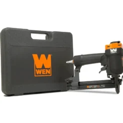 WEN 61711 18-Gauge 3/8-Inch to 1-Inch Air-Powered 1/4-Inch Narrow Crown Pneumatic Stapler