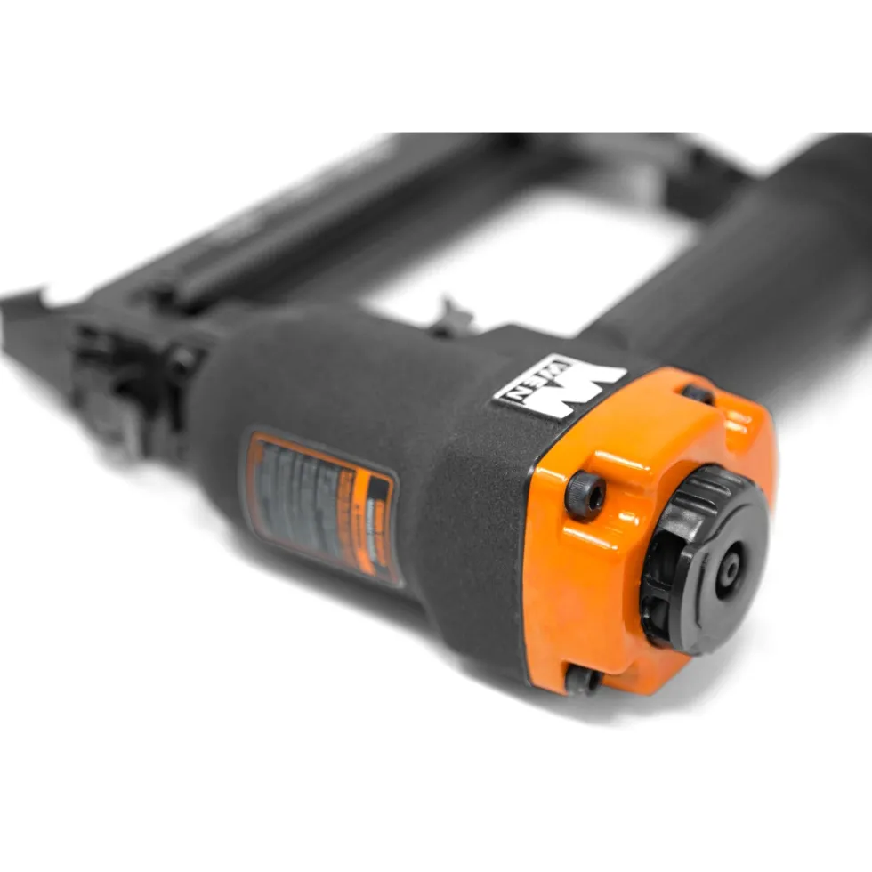 WEN 61711 18-Gauge 3/8-Inch to 1-Inch Air-Powered 1/4-Inch Narrow Crown Pneumatic Stapler