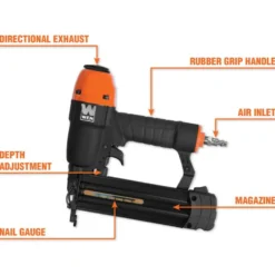 WEN 61721 18-Gauge 3/8-Inch to 2-Inch Pneumatic Brad Nailer