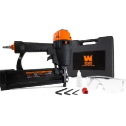 WEN 61764 16-Gauge Pneumatic Straight Finish Nailer with Carrying Case