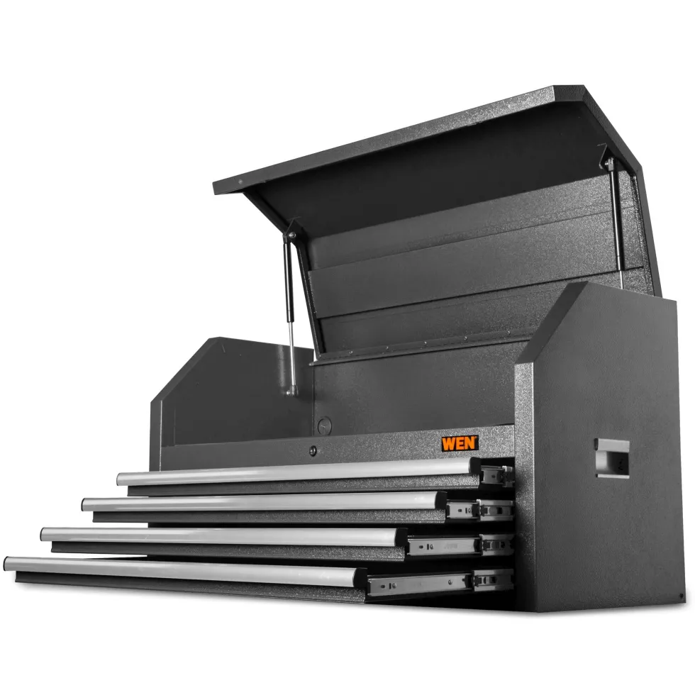 WEN GG421T 42-Inch Premium Tool Chest with Heavy Duty 21-Gauge Powder-Coated Steel Construction and Onboard Charging Station
