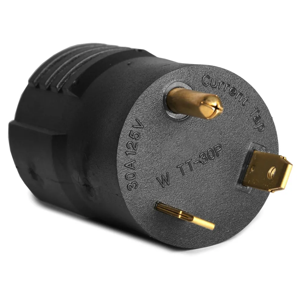 WEN GNA530 TT-30P RV Plug to NEMA L5-30R Twist-Lock Outlet 120V 30-Amp 3600-Watt Adapter