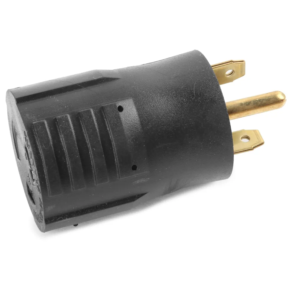 WEN GNA530 TT-30P RV Plug to NEMA L5-30R Twist-Lock Outlet 120V 30-Amp 3600-Watt Adapter