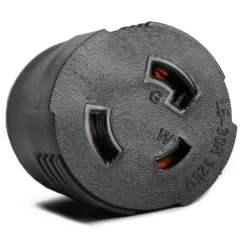 WEN GNA530 TT-30P RV Plug to NEMA L5-30R Twist-Lock Outlet 120V 30-Amp 3600-Watt Adapter