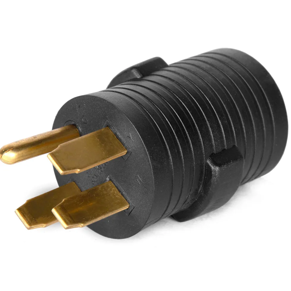 WEN GNA430 120/240V 30-Amp 7200-Watt Generator or EV to RV Adapter, NEMA 14-50P 4-Prong Plug to NEMA 14-30R Transfer Switch-Ready Outlet