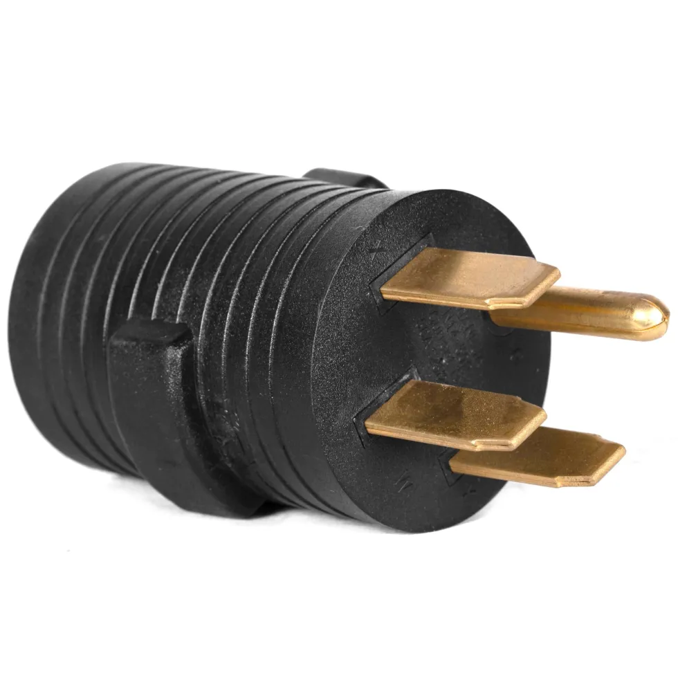 WEN GNA430 120/240V 30-Amp 7200-Watt Generator or EV to RV Adapter, NEMA 14-50P 4-Prong Plug to NEMA 14-30R Transfer Switch-Ready Outlet