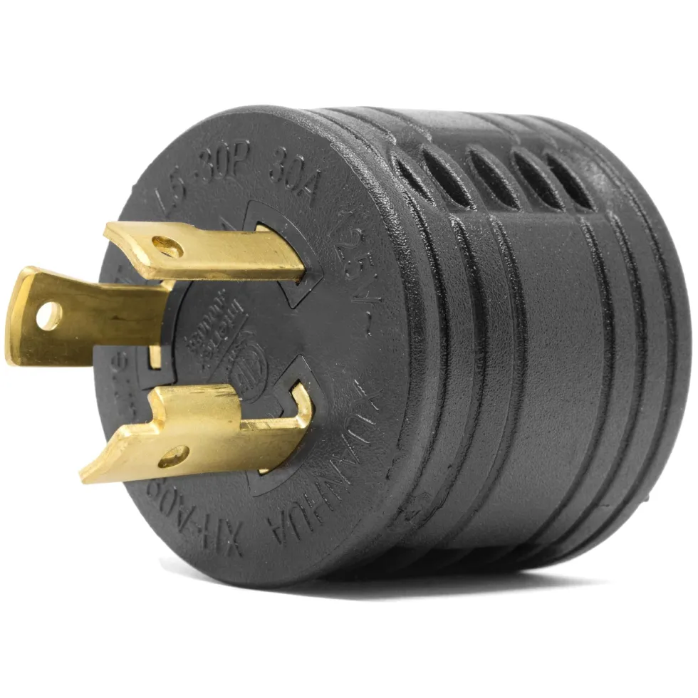 WEN GNA030 120V 30-Amp 3600-Watt Generator to RV Adapter, NEMA L5-30P Twist-Lock Power Plug to TT-30R RV-Ready Outlet