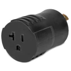 WEN GNA520 120V 30-Amp 3600-Watt Generator to RV Adapter, NEMA L5-30P Twist-Lock Power Plug to 5-15R / 5-20R Standard Outlet