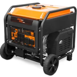 WEN GN875i 8750-Watt RV and Transfer-Switch-Ready 120V/240V Electric Start Open Frame Inverter Generator