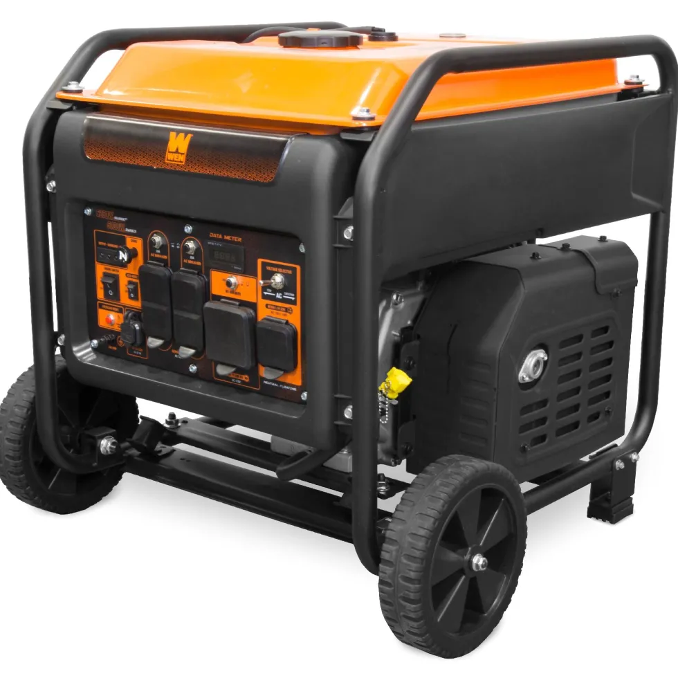 WEN GN625i 6250-Watt RV and Transfer-Switch-Ready 120V/240V Open Frame Inverter Generator