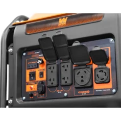 WEN GN625i 6250-Watt RV and Transfer-Switch-Ready 120V/240V Open Frame Inverter Generator