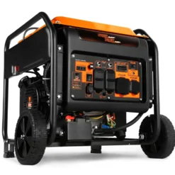 WEN GN875iX 8750-Watt RV and Transfer-Switch-Ready 120V/240V Electric Start Open Frame Inverter Generator with CO Shutdown Sensor
