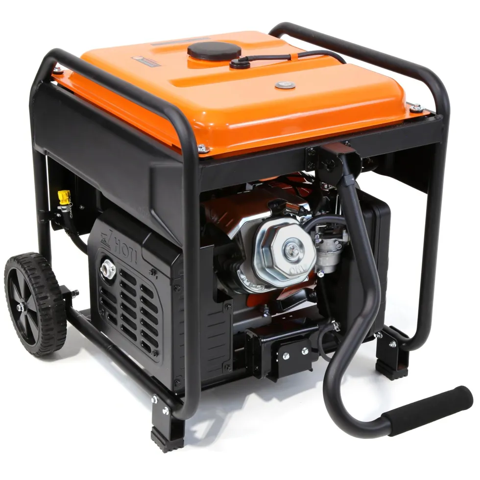 WEN GN625iX 6250-Watt RV and Transfer-Switch-Ready 120V/240V Open Frame Inverter Generator with CO Shutdown Sensor and Wheel Kit