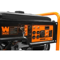 WEN GN9500 9500-Watt 420cc Transfer Switch and RV Ready 120V/240V Portable Generator with Remote Electric Start