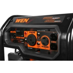 WEN GN5600 5,600-Watt Portable Generator with Wheel Kit, 224cc, Transfer-Switch, and RV-Ready