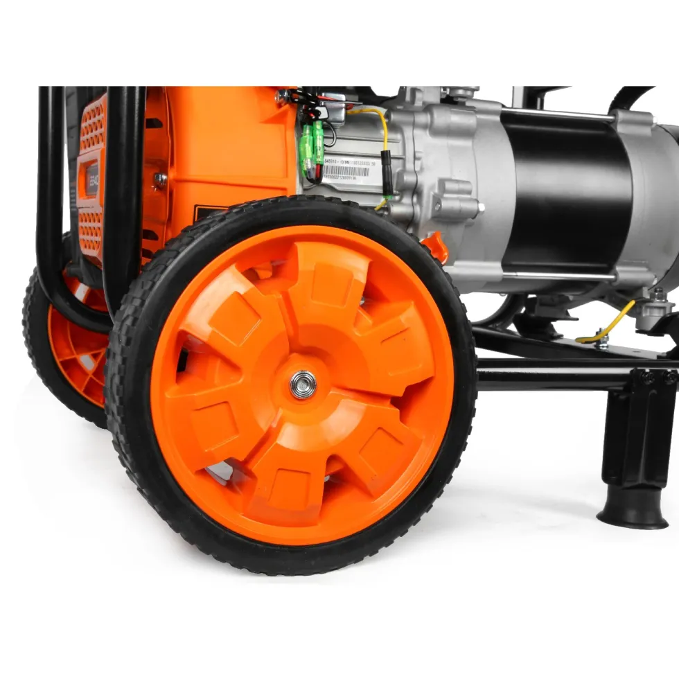 WEN GN5600 5,600-Watt Portable Generator with Wheel Kit, 224cc, Transfer-Switch, and RV-Ready