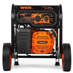 WEN GN5600 5,600-Watt Portable Generator with Wheel Kit, 224cc, Transfer-Switch, and RV-Ready