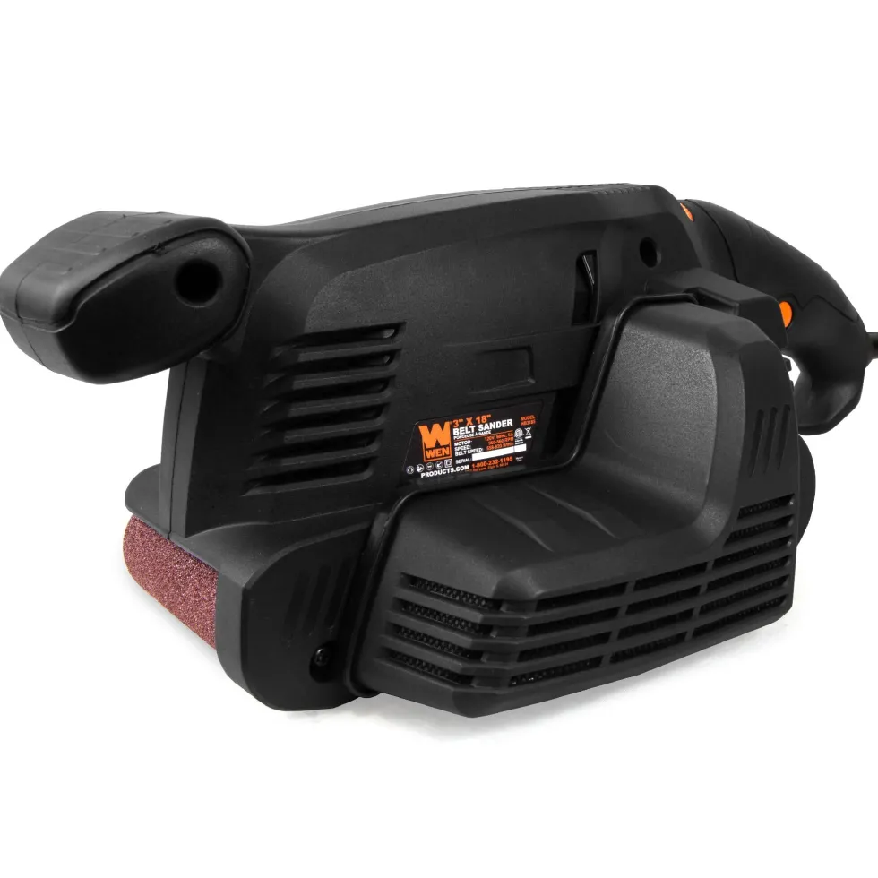 WEN HB3185 5-Amp 3-by-18-Inch Variable Speed Combination Handheld and Benchtop Belt Sander