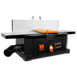 WEN 6559 6-Inch 10-Amp Corded Benchtop Jointer with Filter Bag and Depth Scale