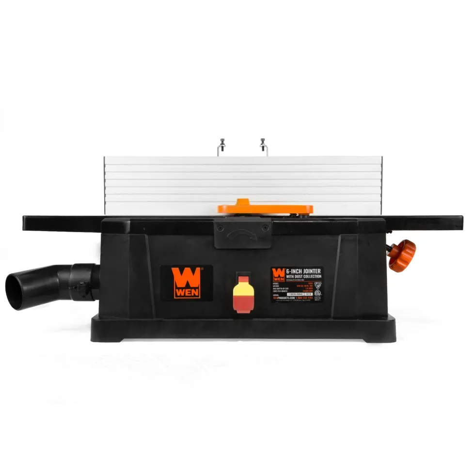 WEN 6559 6-Inch 10-Amp Corded Benchtop Jointer with Filter Bag and Depth Scale