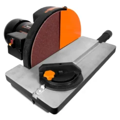WEN 65812 12-Inch Benchtop Disc Sander with Miter Gauge and Dust Collection System