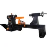 WEN 34027 12-Inch by 16-Inch Variable Speed Multi-Directional Cast Iron Wood Lathe with 16-Inch Capacity Bowl-Turning Back Plate