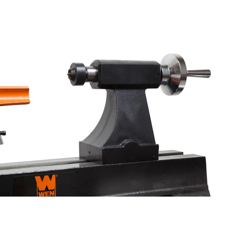 WEN 34027 12-Inch by 16-Inch Variable Speed Multi-Directional Cast Iron Wood Lathe with 16-Inch Capacity Bowl-Turning Back Plate