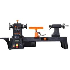 WEN 34027 12-Inch by 16-Inch Variable Speed Multi-Directional Cast Iron Wood Lathe with 16-Inch Capacity Bowl-Turning Back Plate