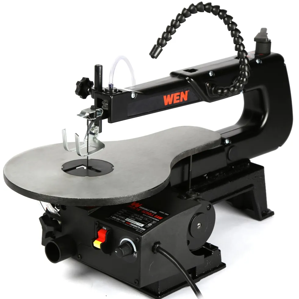WEN 3923 16-Inch Variable Speed Scroll Saw with Easy-Access Blade Changes and Work Light