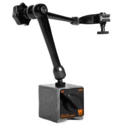 WEN 10714 Industrial Strength Three Segment Magnetic Base for Dial Indicators with Quick Release