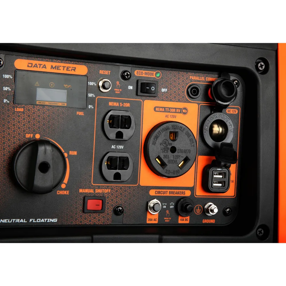 WEN 56450i Super Quiet 4500-Watt RV-Ready Portable Inverter Generator with Fuel Shut-Off