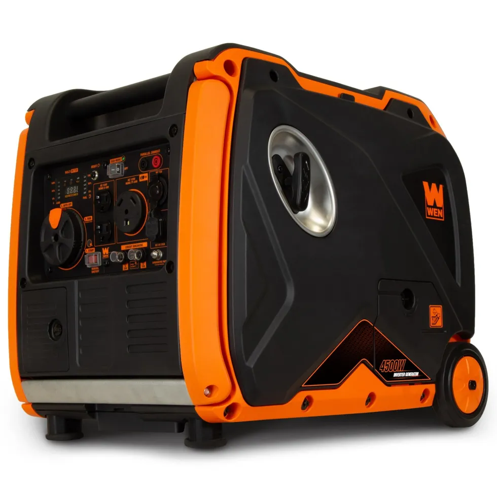 WEN 56455i Super Quiet 4500-Watt RV-Ready Portable Inverter Generator with Fuel Shut-Off and Electric Start