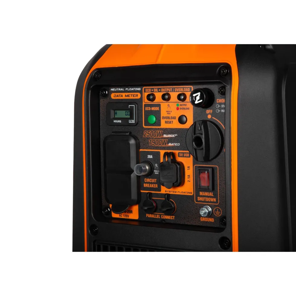 WEN 56250i 2500-Watt Inverter Generator, Quiet, Portable, and Lightweight with Fuel Shut Off