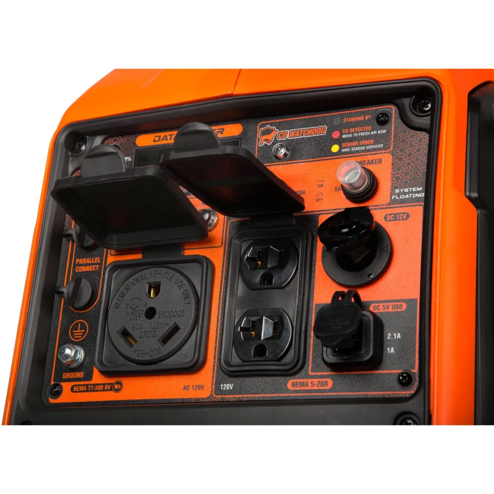 WEN 56360iX Quiet and Lightweight 3600-Watt RV-Ready Portable Inverter Generator with Fuel Shut Off and CO Watchdog