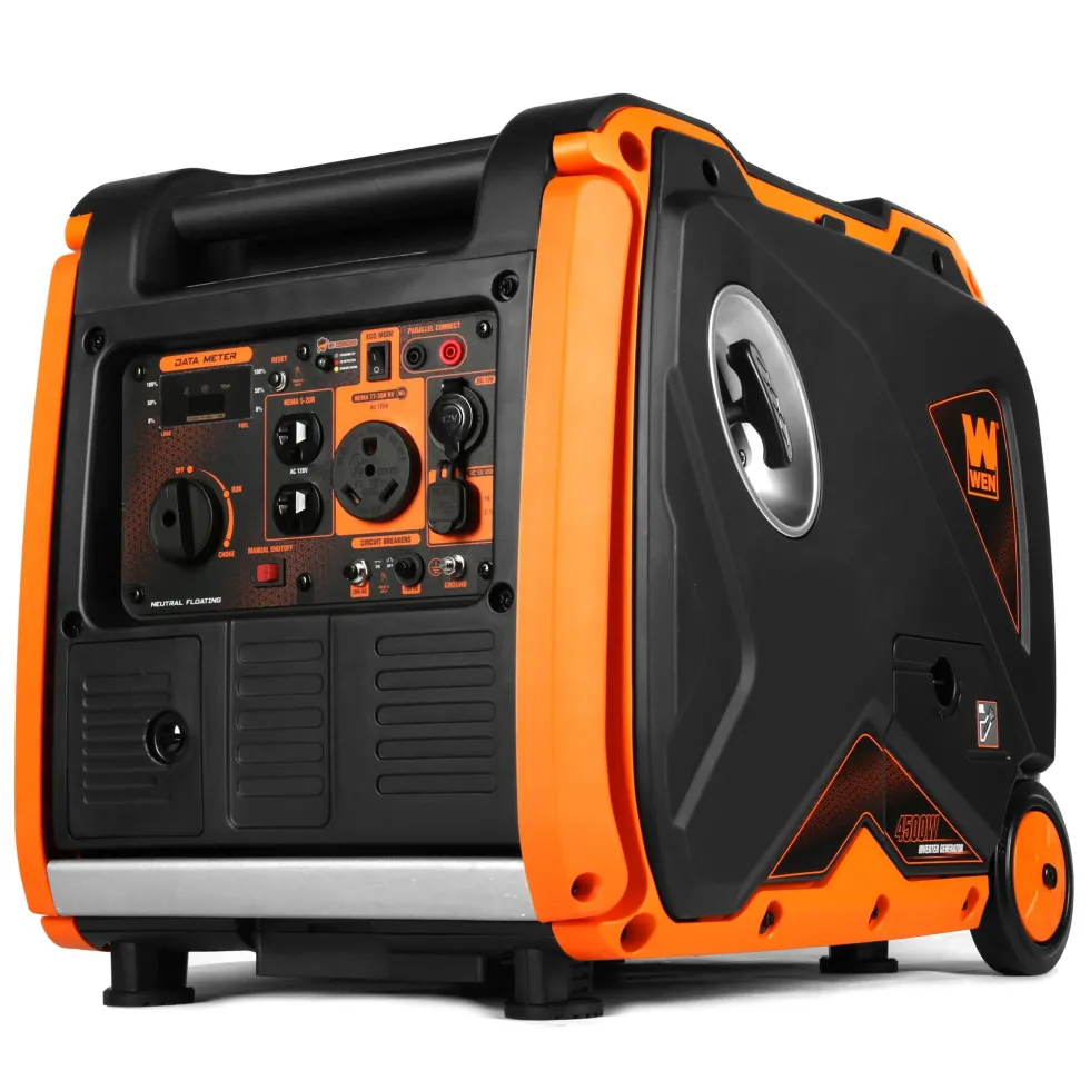 WEN 56450iX Super Quiet 4500-Watt RV-Ready Portable Inverter Generator with Fuel Shut-Off and CO Watchdog