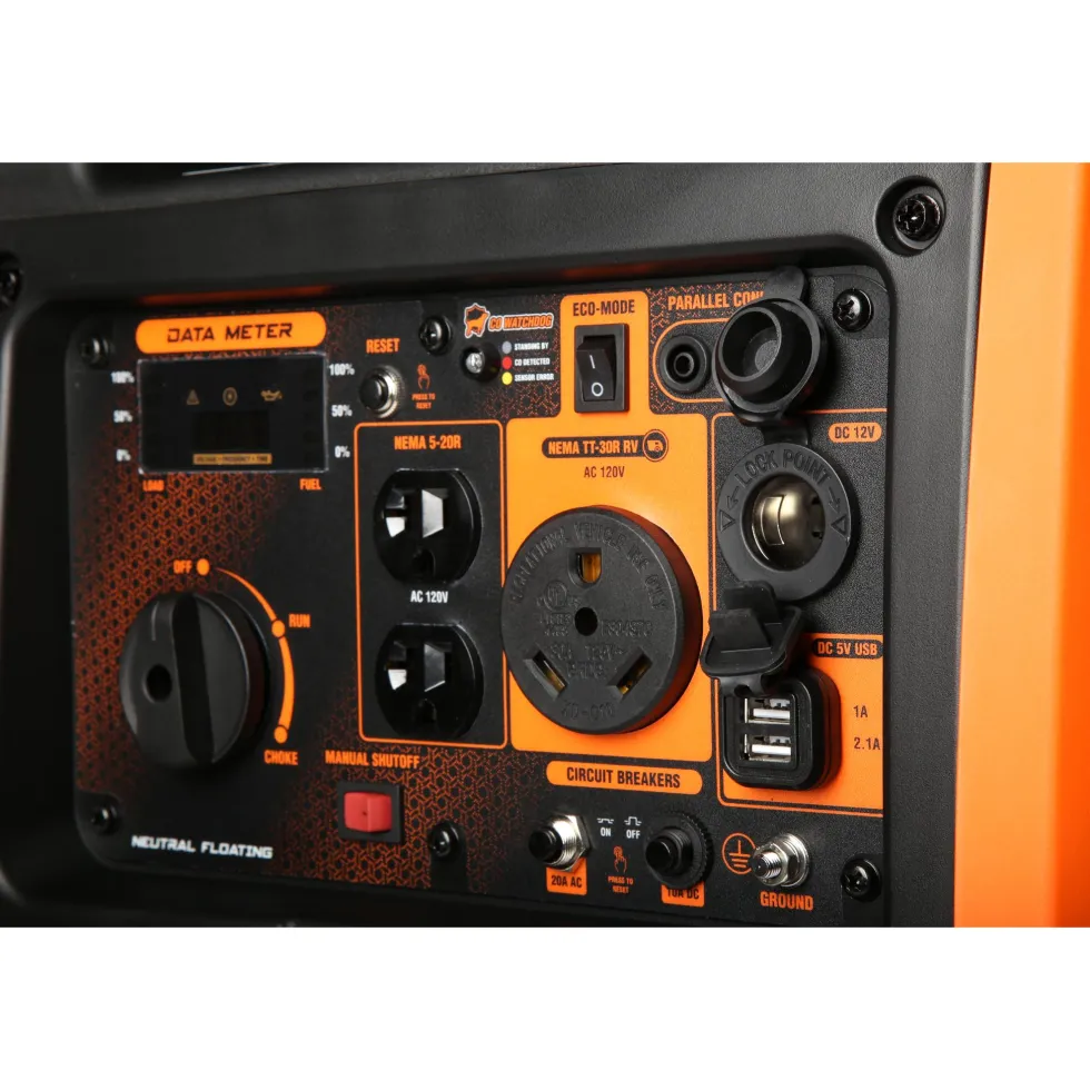 WEN 56450iX Super Quiet 4500-Watt RV-Ready Portable Inverter Generator with Fuel Shut-Off and CO Watchdog