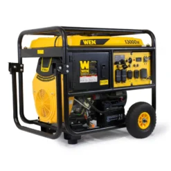 WEN 5613K 13000-Watt Portable Standby Generator with Wheel Kit and Electric Start
