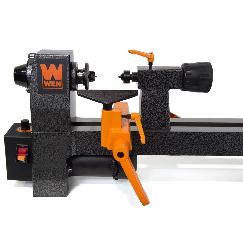 WEN LA3421 3.2-Amp 8-Inch by 13-Inch Variable Speed Mini Benchtop Wood Lathe