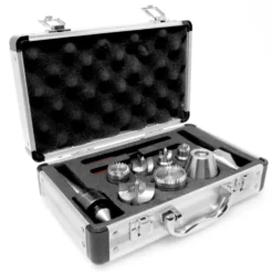 WEN LA0009 9-Piece MT2 Wood Lathe Drive and Live Center Kit with Aluminum Case