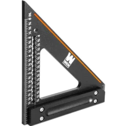 WEN ME006L 6-Inch Right Angle Heavy-Duty Precision Imperial Carpenter's Square and Layout Tool