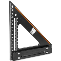 WEN ME015L 150mm Right Angle Heavy-Duty Precision Metric Carpenter's Square and Layout Tool
