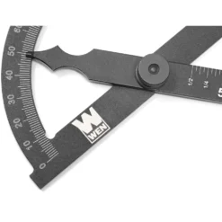 WEN ME512P Adjustable Aluminum Protractor and Angle Gauge with Laser Etched Scale