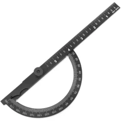 WEN ME512P Adjustable Aluminum Protractor and Angle Gauge with Laser Etched Scale