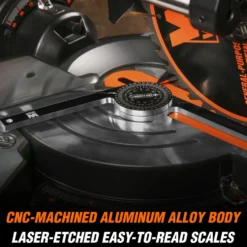 WEN ME175P 7.25-Inch Aluminum Alloy Miter Saw Protractor with Laser-Engraved Scales