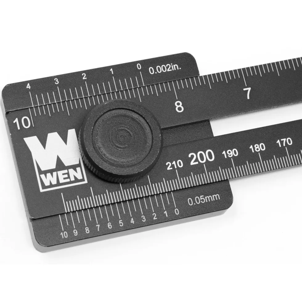 WEN ME251R 10-Inch Aluminum Offset Marking Gauge and Layout Tool with Laser-Etched Scale