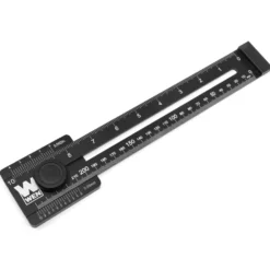 WEN ME251R 10-Inch Aluminum Offset Marking Gauge and Layout Tool with Laser-Etched Scale