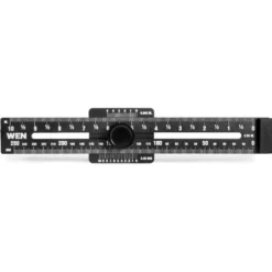 WEN ME252R 10-Inch Aluminum Offset Marking Gauge and Layout Tool with Laser-Etched Scale