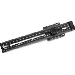 WEN ME252R 10-Inch Aluminum Offset Marking Gauge and Layout Tool with Laser-Etched Scale